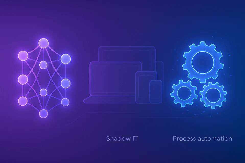 Die neue Unsichtbarkeit: LLMs, Shadow-IT und sichere KI-Prozessautomation – zwischen Hype und Risiko